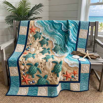 Sea Turtle Shoreline WN1805011CL Quilt