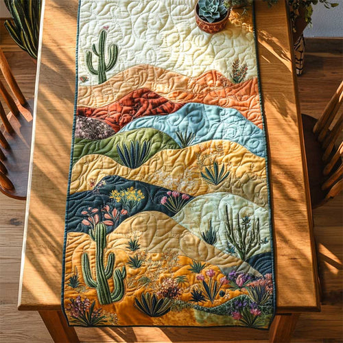 Cactus Fiesta Vibes WN2503011CL Quilted Table Runner