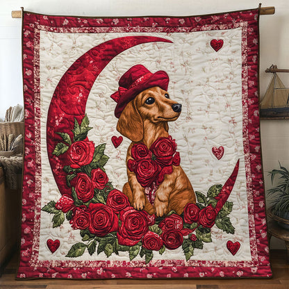 Romance Dachshund WN1701063CL Quilt