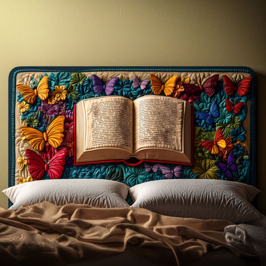 Whispering Book KL1401019CL Quilted Headboard Slipcover