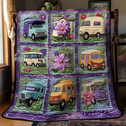 Camping Blooms WN1401008CL Quilt