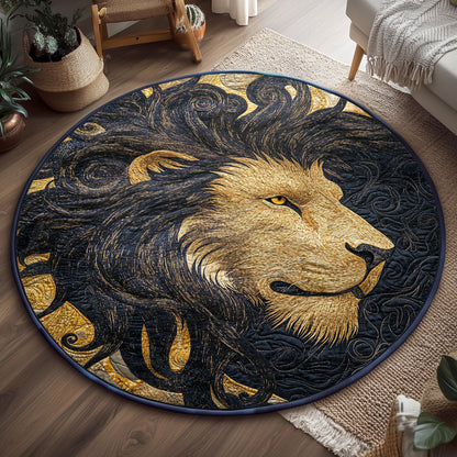 Lion Of Legacy WJ1906035CL Quilted Round Mat
