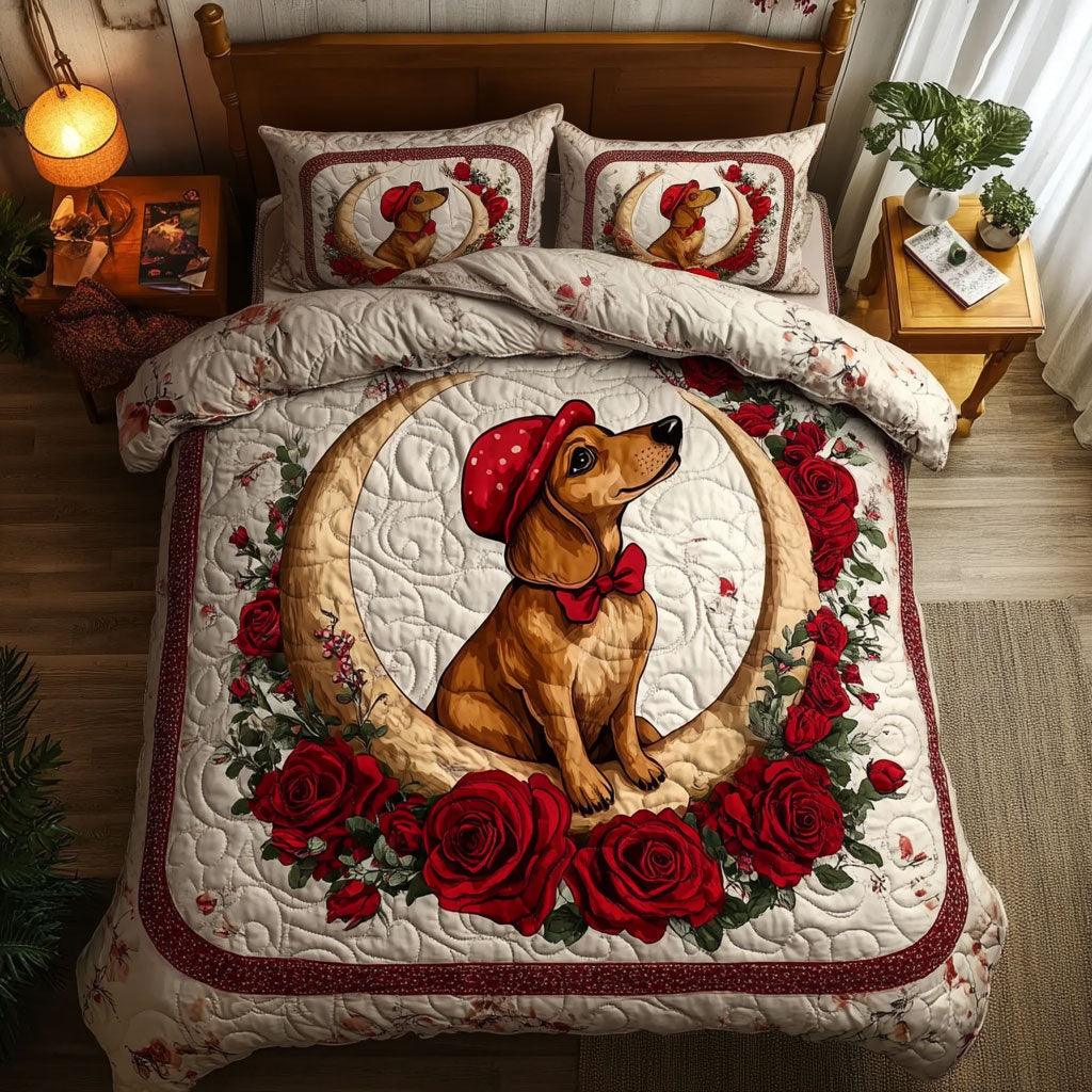 Heartfelt Dachshund WN1701039CL Duvet Cover Set