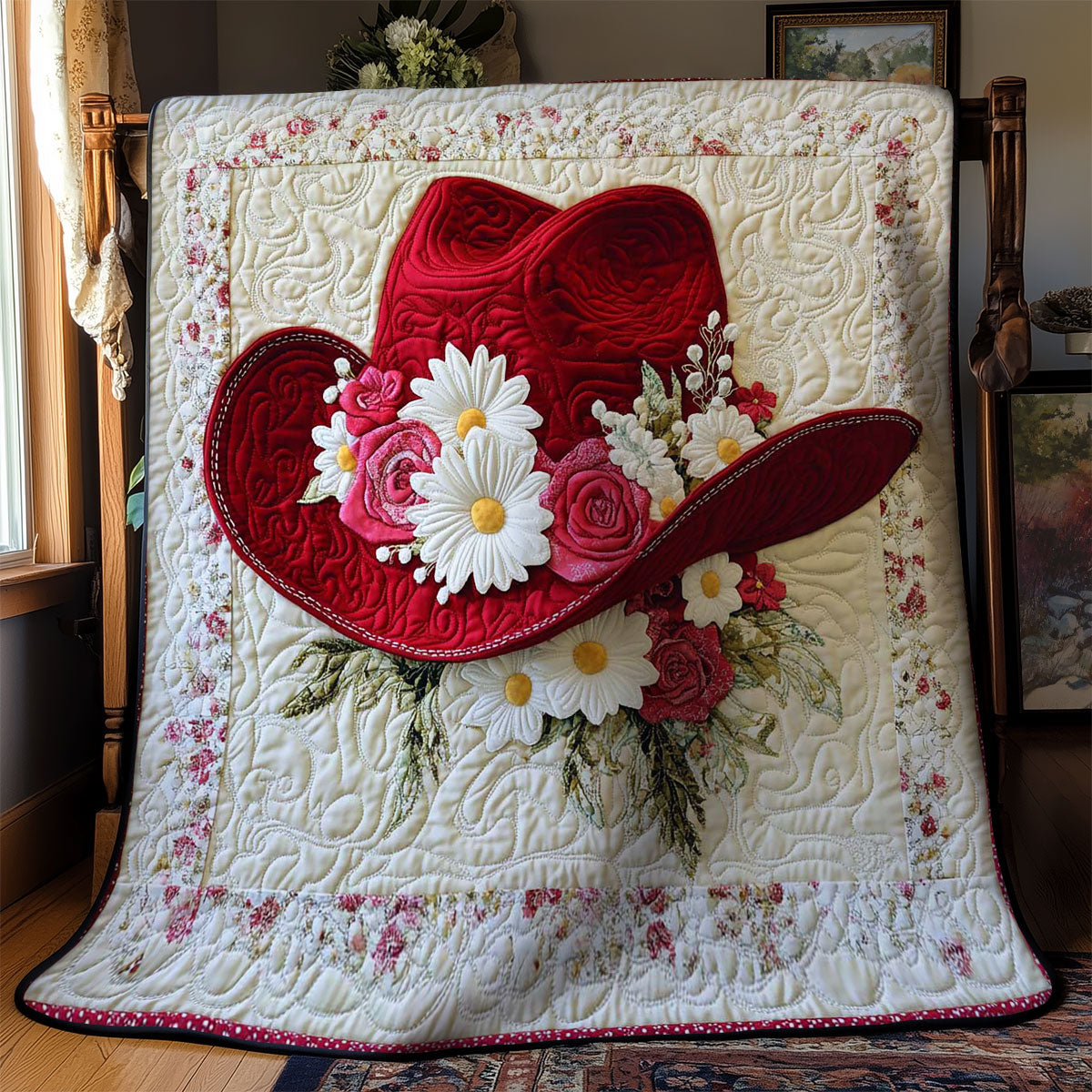 Scarlet Love Cowboy Hat WN0301026CL Quilt