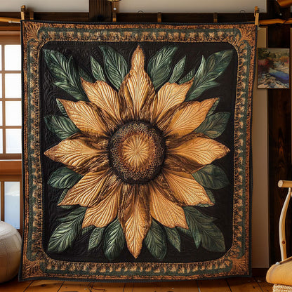 Golden Flower WN1303037CL Quilt