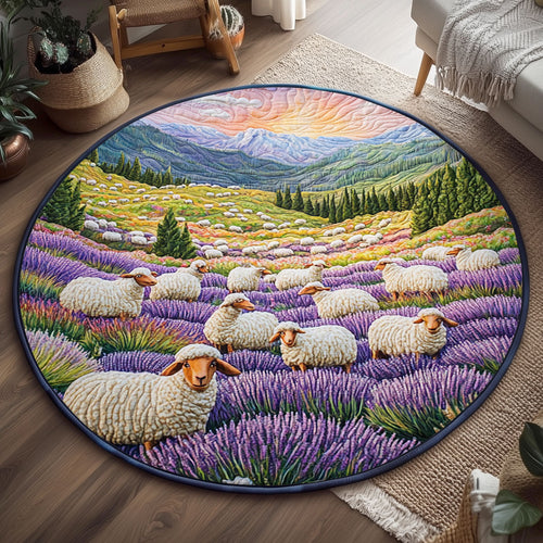 Valley Of The Fleece WJ1406052CL Quilted Round Mat