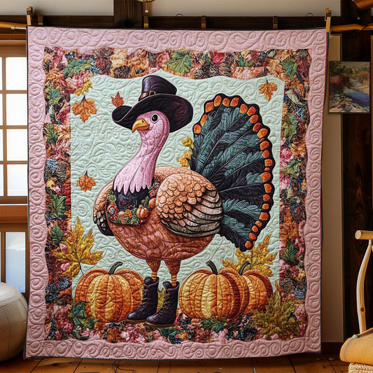 Thanksgiving Turkey Style WN0801030CL Quilt