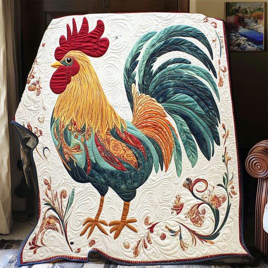 Rooster Portrait WP0701021CL Quilt