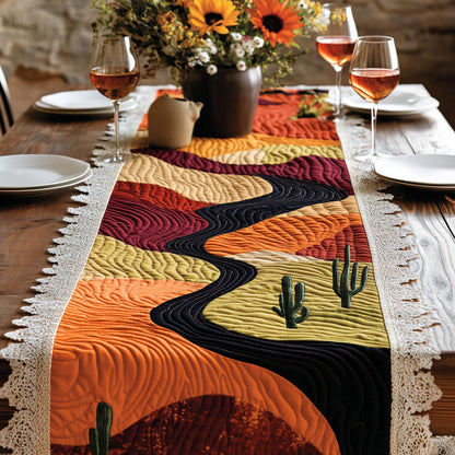 Desert Mirage WJ1006031CL Quilted Table Runner