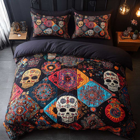 Spectrum Skull WN0303031CL Duvet Cover Set