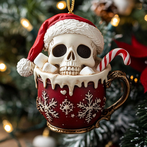 Skull Cup CP2411186CL Christmas Ornament