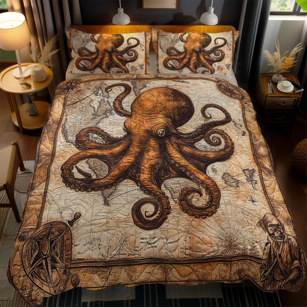 Mystic Octopus WN0702086CL Duvet Cover Set