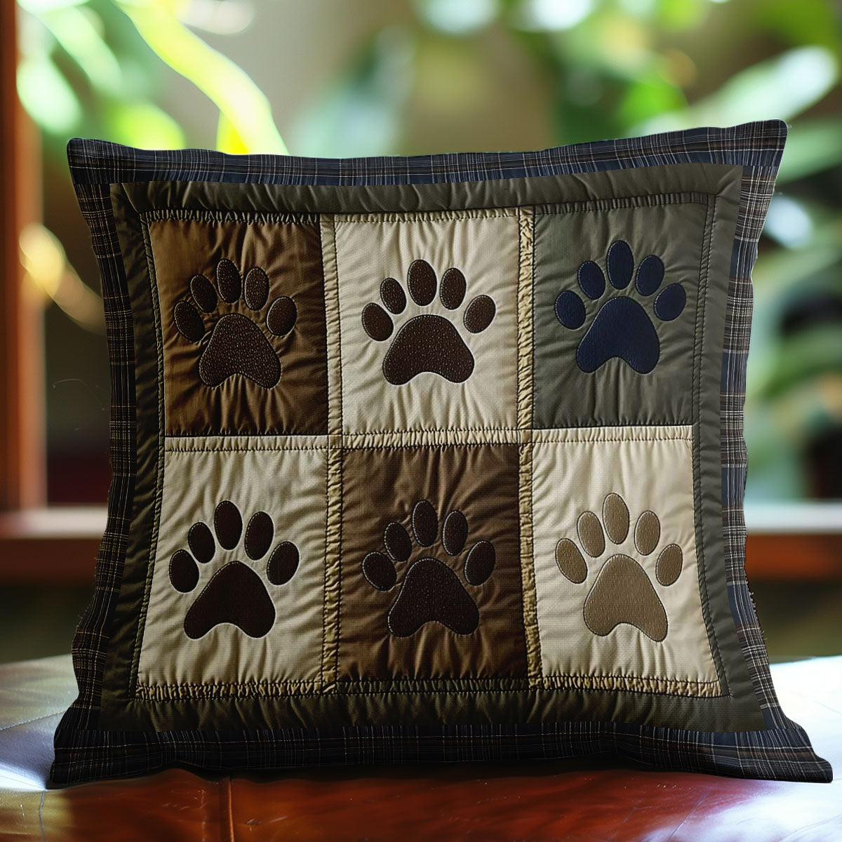 Wild Trail Paw Dog WN2304050CL Quilt Pillow Case