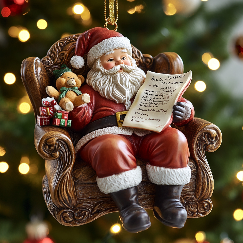 Festive Chair CP2811016CL Christmas Ornament