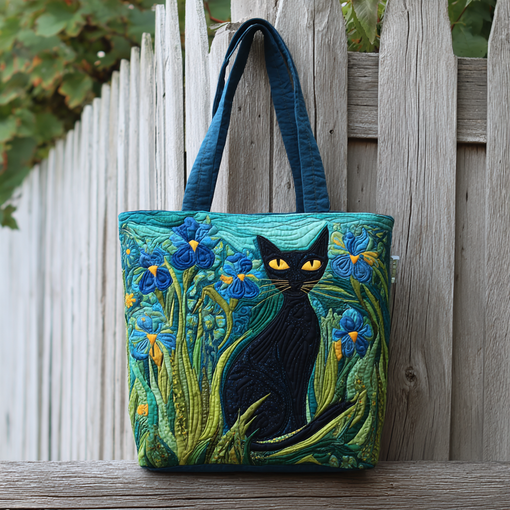 Black Cat XR0501005CL Quilted Tote Bag