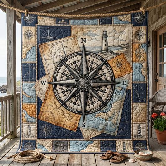 Navigator’s Compass WN1605010CL Quilt