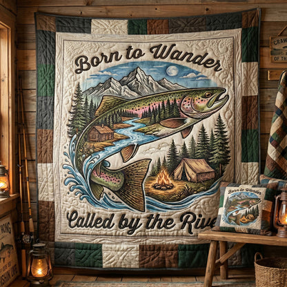 Born To Wander Trout WN2005001CL Quilt