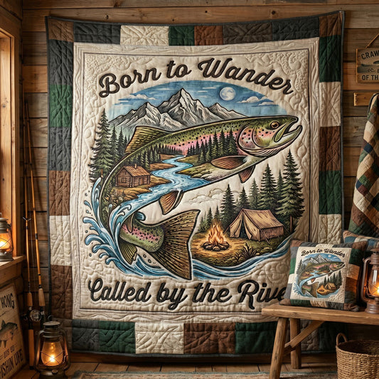 Born To Wander Trout WN2005001CL Quilt
