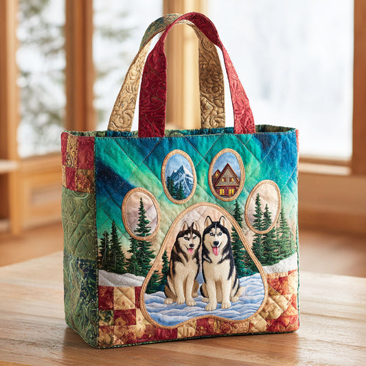 Winter Paw CW0611051CL Quilted Tote Bag