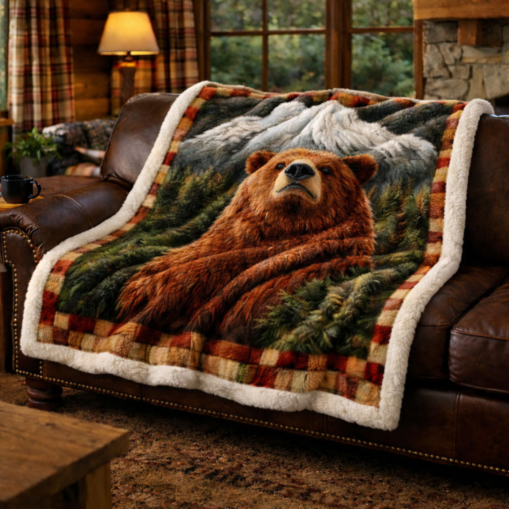 Guardian of the Forest KL3101008CL Faux Fur Throw Blanket