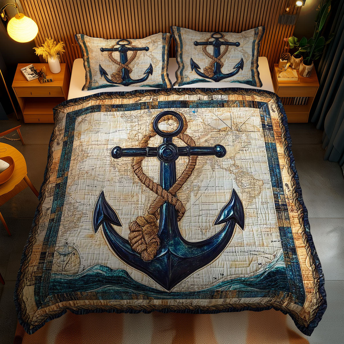 Antique Anchor WN0602055CL Duvet Cover Set