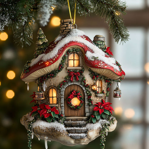 Shimmering Mushroom WN2310050CL Christmas Ornament