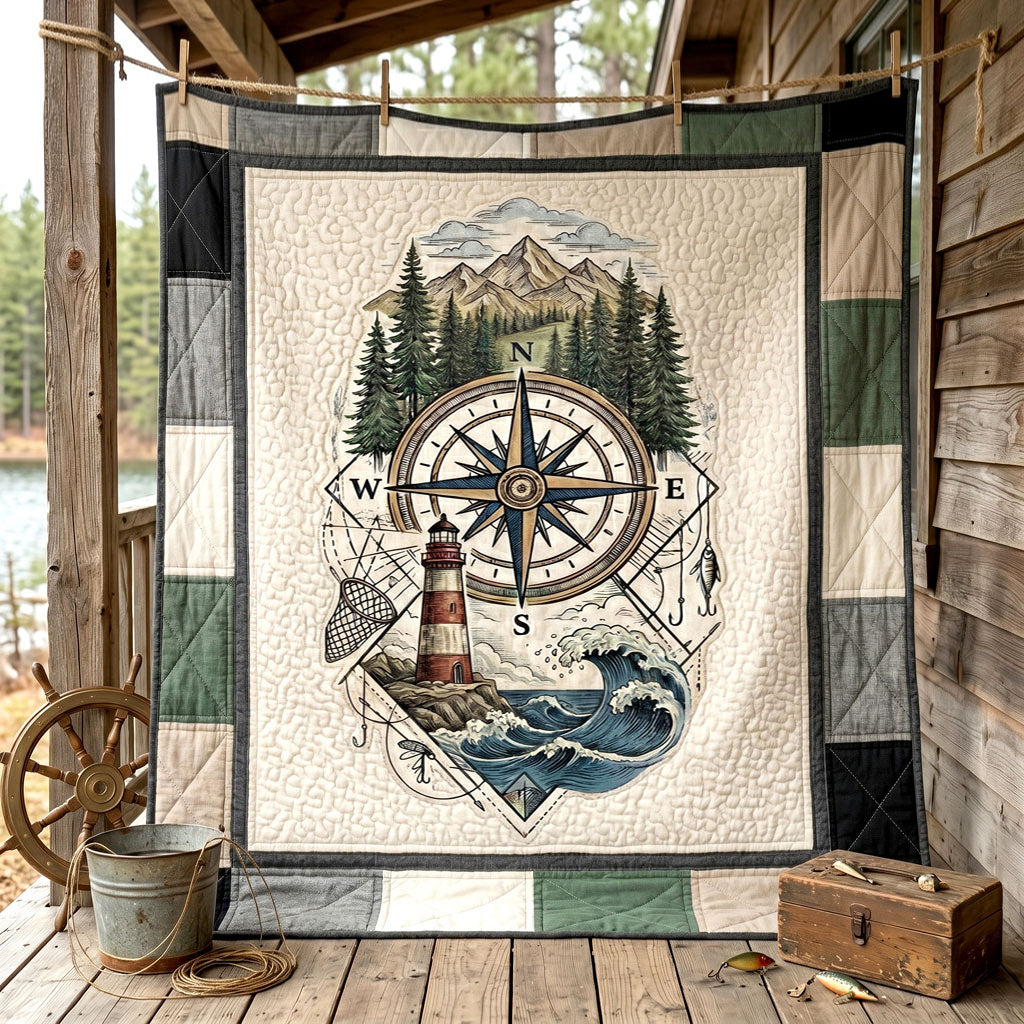 Lighthouse Adventure Compass WN1905005CL Quilt