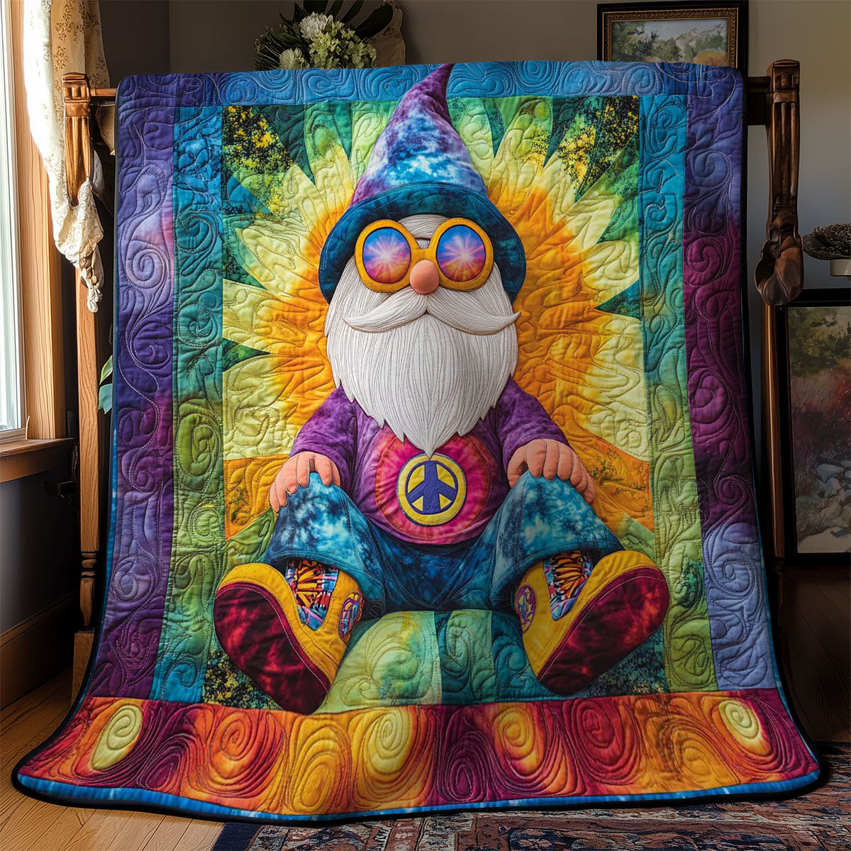 Groovy Gnome WN0701043CL Quilt