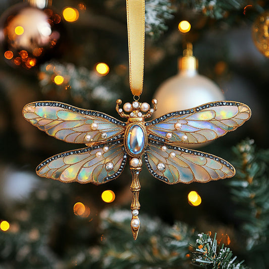 Dragonfly Luxe Shimmer WN0812033CL Christmas Ornament