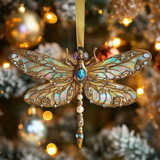 Dragonfly Jewel Dance WN0812032CL Christmas Ornament