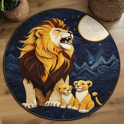Golden Mane Eclipse WJ2807043CL Quilted Round Mat