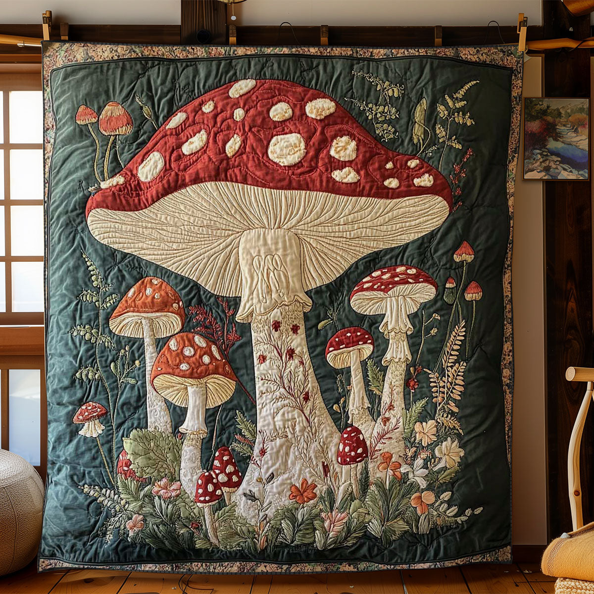 Moonlight Mushroom WN2403067CL Quilt