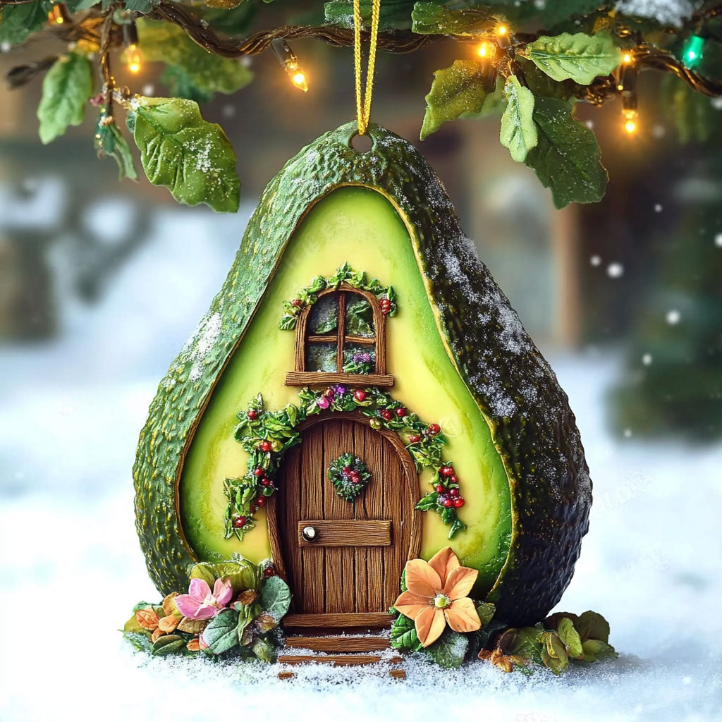 Avocado Garden Nest WN0912005CL Christmas Ornament