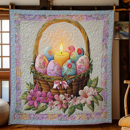 Golden Easter Egg WN0403067CL Quilt