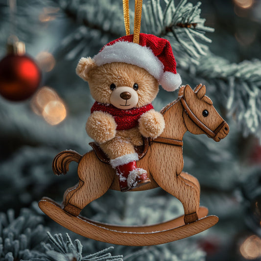Teddy Bear Winter Joy WN1112113CL Christmas Ornament