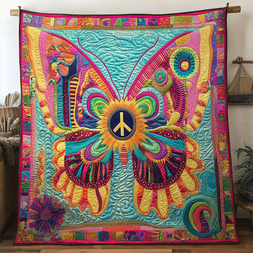 Happy Field Butterfly WN1201045CL Quilt