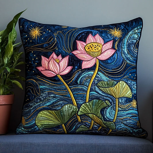 Starry Lotus Lake CW1607047CL Quilt Pillow Case