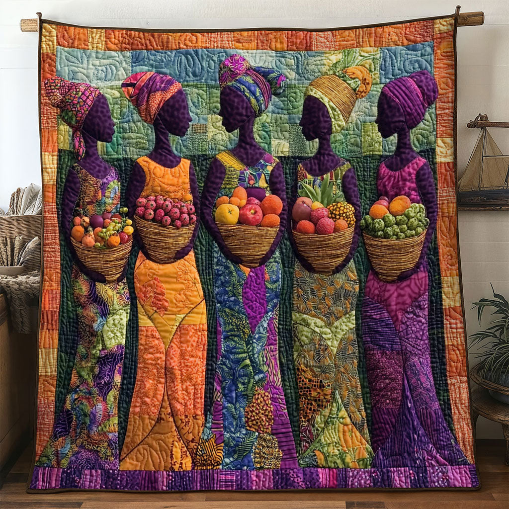 African Women Earth WN0701005CL Quilt