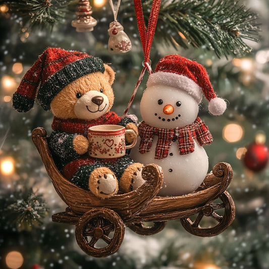 Snowman Snowy Friends WN1112093CL Christmas Ornament