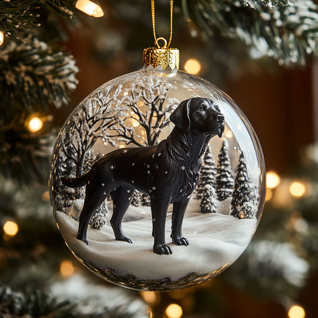 Labrador Winter Charm CW0112032CL Christmas Ornament