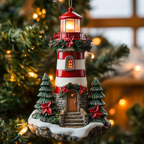 Holiday Lighthouse CW2511021CL Christmas Ornament