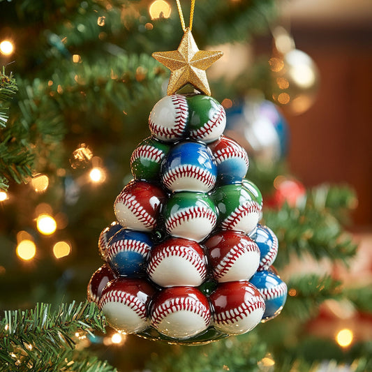 Baseball Star CW2311014CL Christmas Ornament