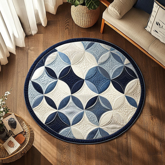 Curved Symphony WN0407093CL Quilted Round Mat