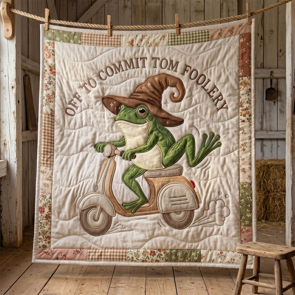 Cottage Frog Foolery WN1704007CL Quilt