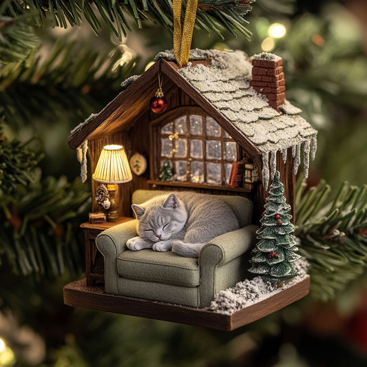 Christmas Catnap WJ2511004CL Christmas Ornament