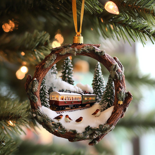 Christmas Day Train WJ2711145CL Christmas Ornament