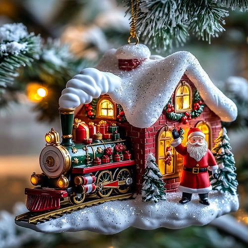 Christmas Gift Train WJ2511072CL Christmas Ornament