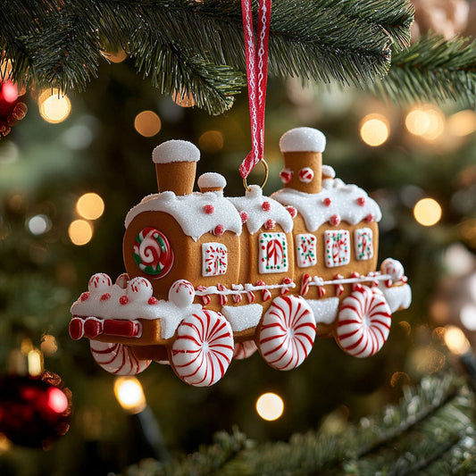 Christmas Ginger Train WJ2611107CL Christmas Ornament