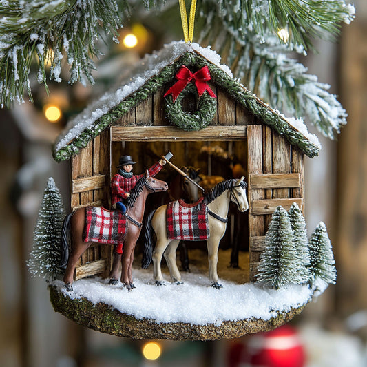 Christmas Stable WJ1612005CL Christmas Ornament