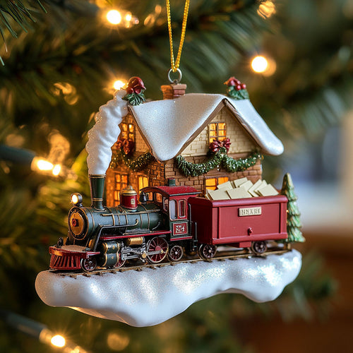 Christmas Train Mail WJ2711148CL Christmas Ornament